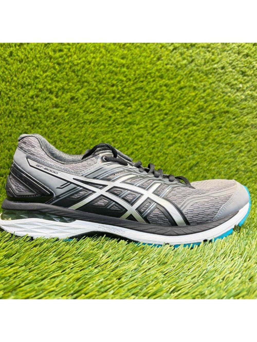 Asics GT-2000 5 Mens Size 8EE Gray Black Athletic Running Walking Shoes Sneakers